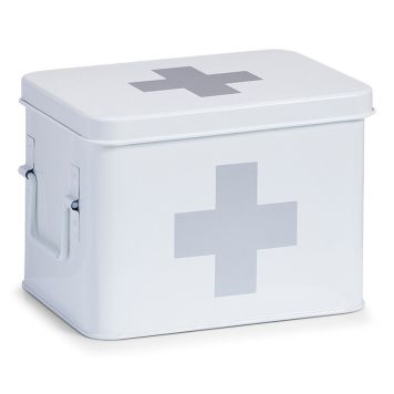 Lääkerasia Zeller Valkoinen 21,5 x 16 x 16 cm