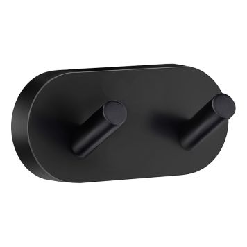 Kaksoispyyhekoukku Smedbo Home HB356 Mattamusta