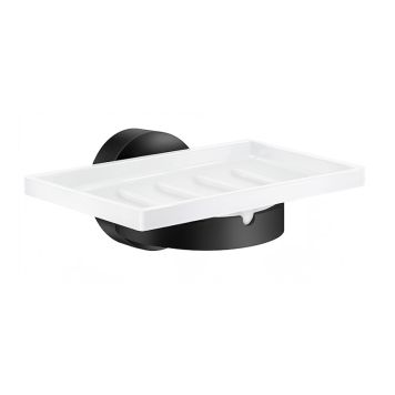 Saippuakuppiteline Smedbo Home HB342P Musta/Posliini
