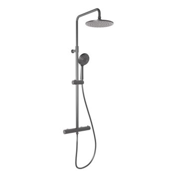 Suihkukokonaisuus Svedbergs Yding lyijynmusta Ø 23 cm