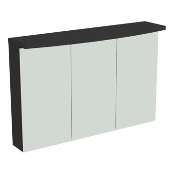 Peilikaappi Camargue Skärgård Pyöristetyllä Lipalla 120 cm