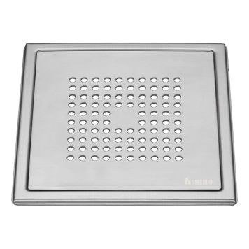 Lattiakaivonkansi Smedbo Outline Neliö FS502 Harjattu RST 200 x 200 mm