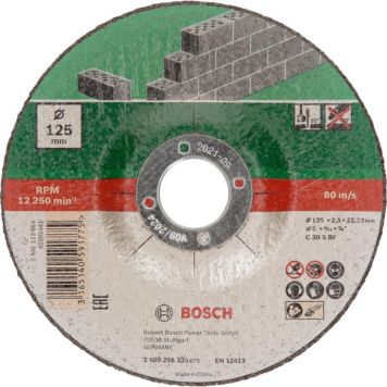 Katkaisulaikka Bosch 125 x 2,5 mm Kivi