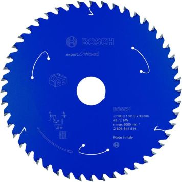Pyörösahanterä Bosch Expert for Wood 190 x 1,5/1 x 30 mm T48