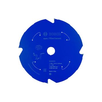 Pyörösahanterä Bosch Expert for Fibre Cement 165 x 1,8/1,2 x 20 mm T4