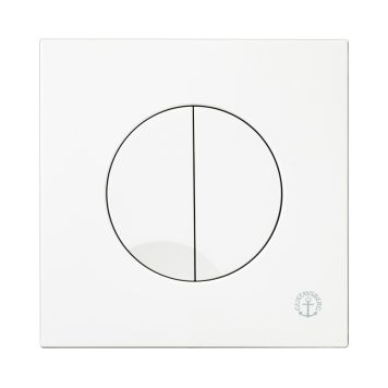 Huuhtelupainike Gustavsberg Duo valkoinen