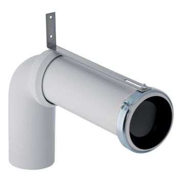 Geberit liitoskäyrä 90° jatkolla