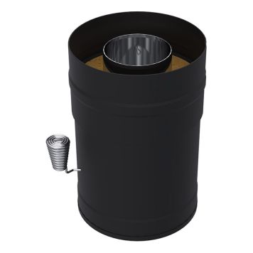 Teräspiipun savupelti Harvia musta WHP270SPM