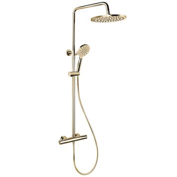 Suihkukokonaisuus Camargue Samsø Dueodde Pyöreä Kiillotettu messinki