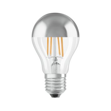 LED-lamppu Osram Star Classic A 50 Filament Mirror 6.5W 827 Silver E27