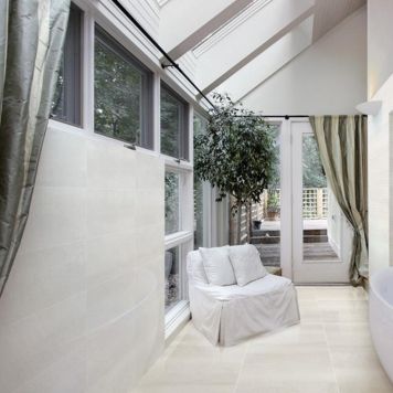 Seinä-/lattialaatta Azteca Cosmos Lux Valkoinen 30 x  60 cm