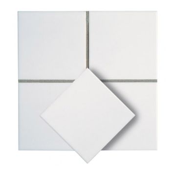 Seinälaatta mattavalkoinen 20 x 20 cm