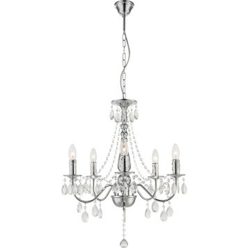 Riippuvalaisin Globo William 5-os kromi Ø 51 cm