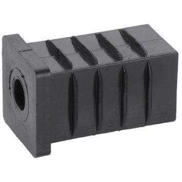 Holkki Musta Muovi 20 x 20 mm Ø 8 mm 2 Kpl