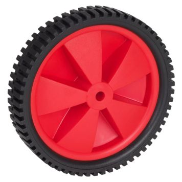 Kuljetuspyörä PVC musta/punainen 175 x 34 mm 35 kg