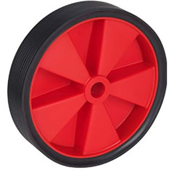 Rengas Musta/Punainen PVC 200 x 42 mm