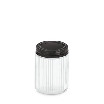 Lasinen säilytysastia Zeller metallikansi 0,3 l