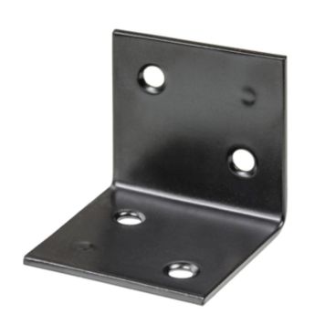 Kulmarauta leveä 30 x 30 mm musta