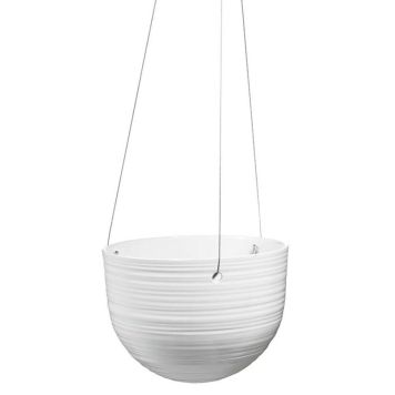 Amppeliruukku Bergamo 18 cm valkoinen