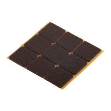 Huopatassu Fix-o-moll 25 x 25 mm ruskea 9 kpl