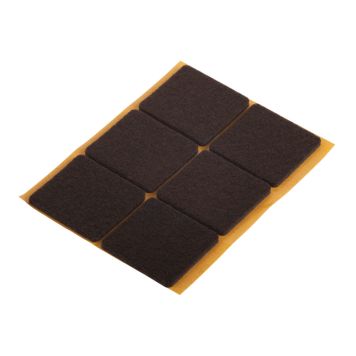 Huopatassu Fix-o-moll 32 x 32 mm ruskea 6 kpl