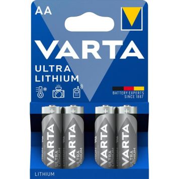 Litiumparisto Varta Ultra Lithium AA 4 Kpl