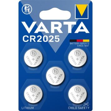 Nappiparisto Varta CR 2025 Multiblister 5 Kpl