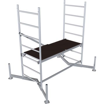 Rakennusteline Monto ClimTec 0-taso 1 m Alumiini