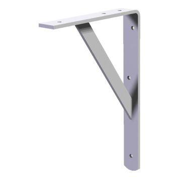 Kannatin Lundbergs Carl 180 x 30 x 265 mm valkoinen metalli