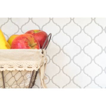 Mosaiikki Florentine Valkoinen Kiiltävä