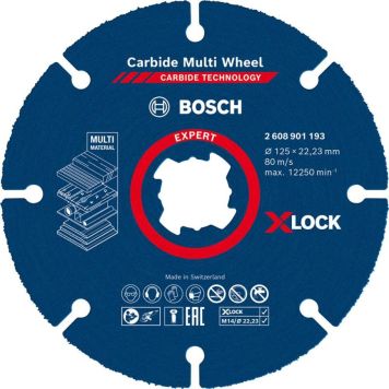 Katkaisulaikka Bosch X-Lock CMW 125 mm