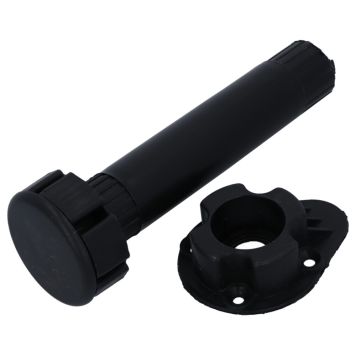 Kalustejalka Suki säädettävä 150 mm musta