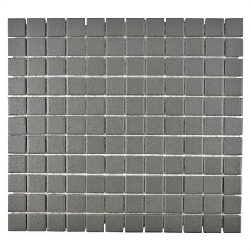 Mosaiikkilaatta Fliesen Quadrat Uni harmaa 32,6 x 30 cm