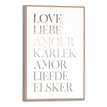 Sisustustaulu Reinders Slimframe Love 20 x 30 cm