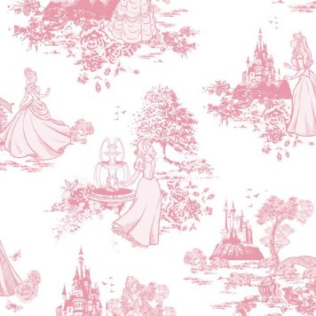 Paperitapetti Sandudd Kids@Home Princess Pink Toile 70-233