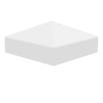 Päätytolpan hattu Lundbergs Helsinki Valkoinen 51 x 106 x 106 mm