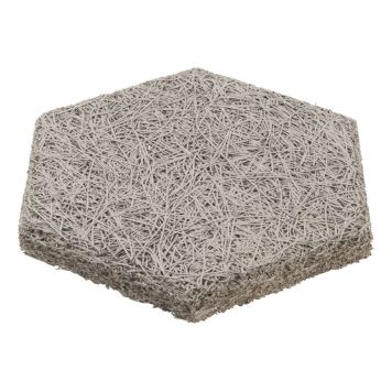 Akustiikkalevy FibroTech Hexagon harmaa 18 kpl 289 x 250 mm