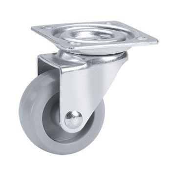 Kalustepyörä Stabilit Ø 25 x 15 mm, levy 40 x 40 mm