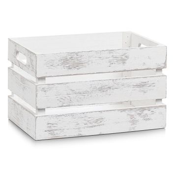 Puulatikko Zeller Vintage Valkoinen