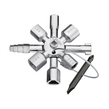 Yleiskäyttöiset kaapinavaimet Knipex TwinKey®