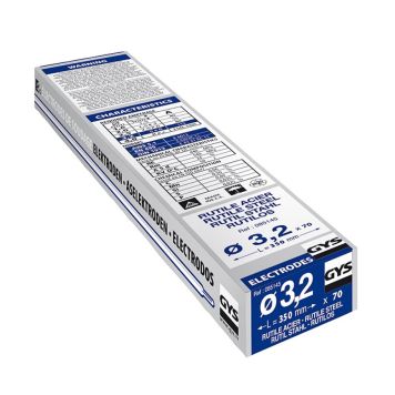 Rutiilipäällysteinen hitsauspuikko Gys 3,2 mm 70 kpl