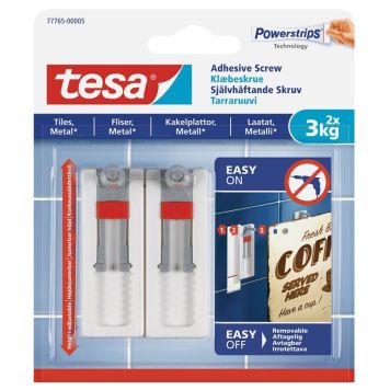 Säädettävä tarraruuvi laatoille Tesa 3 kg 2 kpl