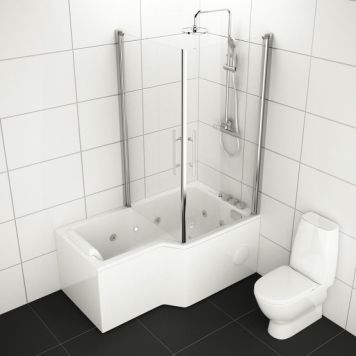 Magneettiprofiili (2 tk) Camargue Skaraborg Combi ammeseinälle 150 cm Kromi