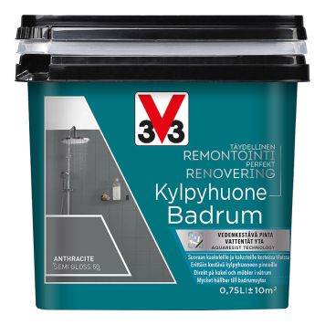 Kaakelimaali Seinille V33 Antrasiitti