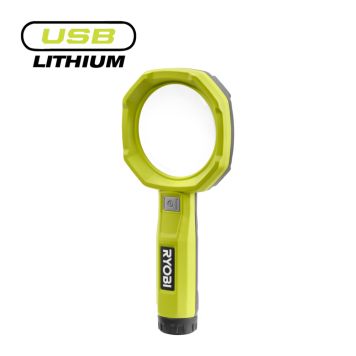 Suurennuslasi valolla Ryobi USB Lithium RML4-0
