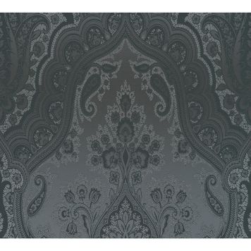 Kuitutapetti My Home My Spa Katariina Musta-Hopea 38708-5