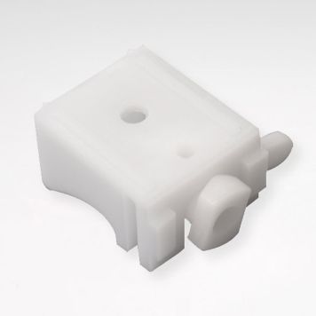 Alex-kiskon seinäkannake Valkoinen 6 cm