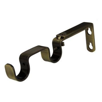 Tuplaseinäkannake Hasta Antiikkimessinki 16/19 mm