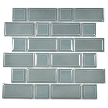 Mosaiikkilaatta Fliesen Metro Uni vihertävä 29,4 x 29,1 cm