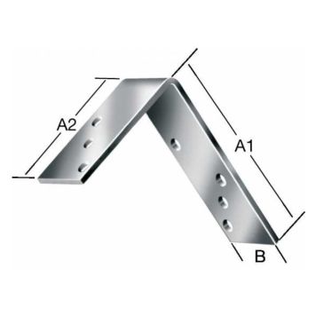Kulmarauta 80 x 40 x 30 mm sinkitty